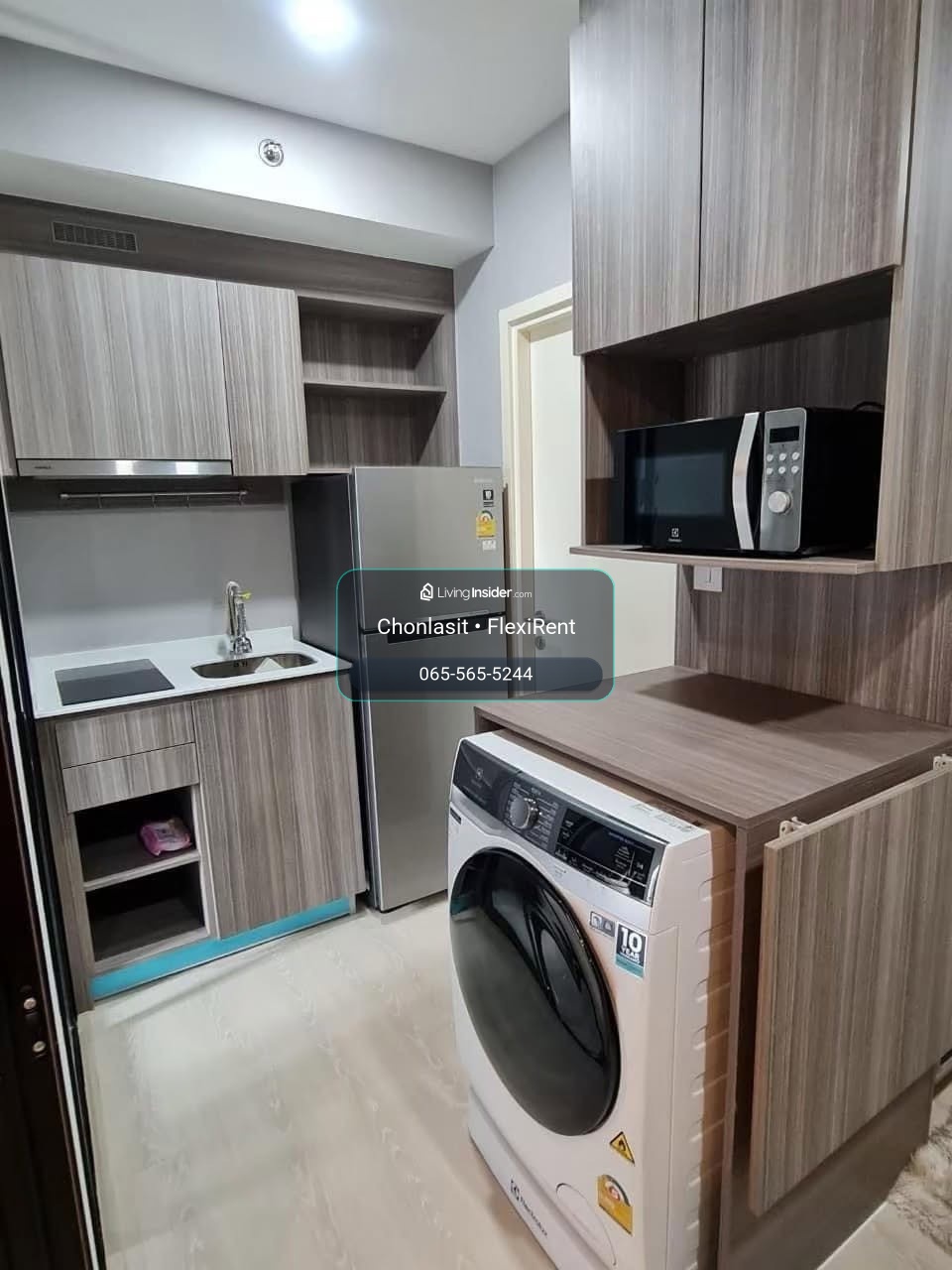🚆 Bed Plus แบ่งพื้นที่ได้ 2 ห้อง ห้องบิ้วอินครบ วิวสระว่ายน้ำ ใกล้ BTS เพียง 250 ม. | KnightsBridge Phaholyothin Interchange – รูปที่ 4
