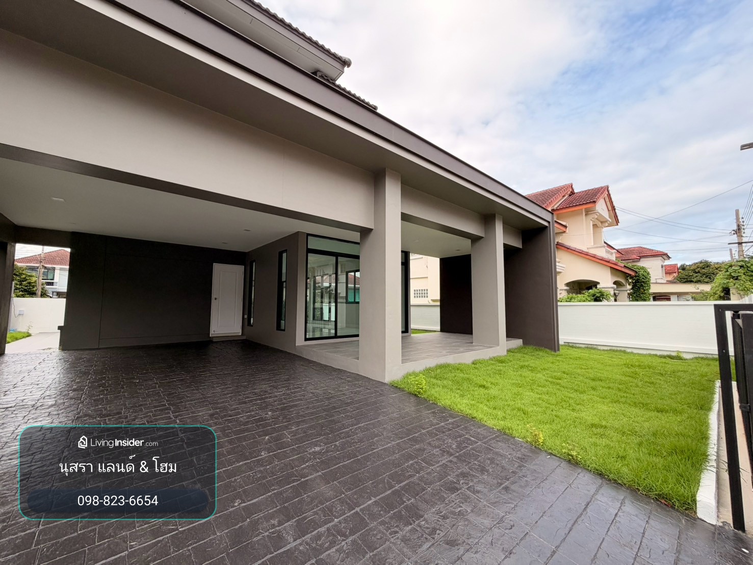 ชลลดา บางบัวทอง ลดหลักแสน บ้านเดี่ยวพื้นที่กว้าง บรรยากาศร่มรื่น – รูปที่ 3