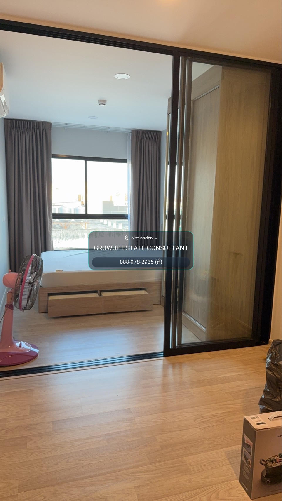 K-7258 🔥🔥 ห้องพร้อมอยู่ เดินทางสะดวก มีรถรับส่งไป BTS ให้เช่า !!  Plum condo Sukhumvit97/1  – รูปที่ 3