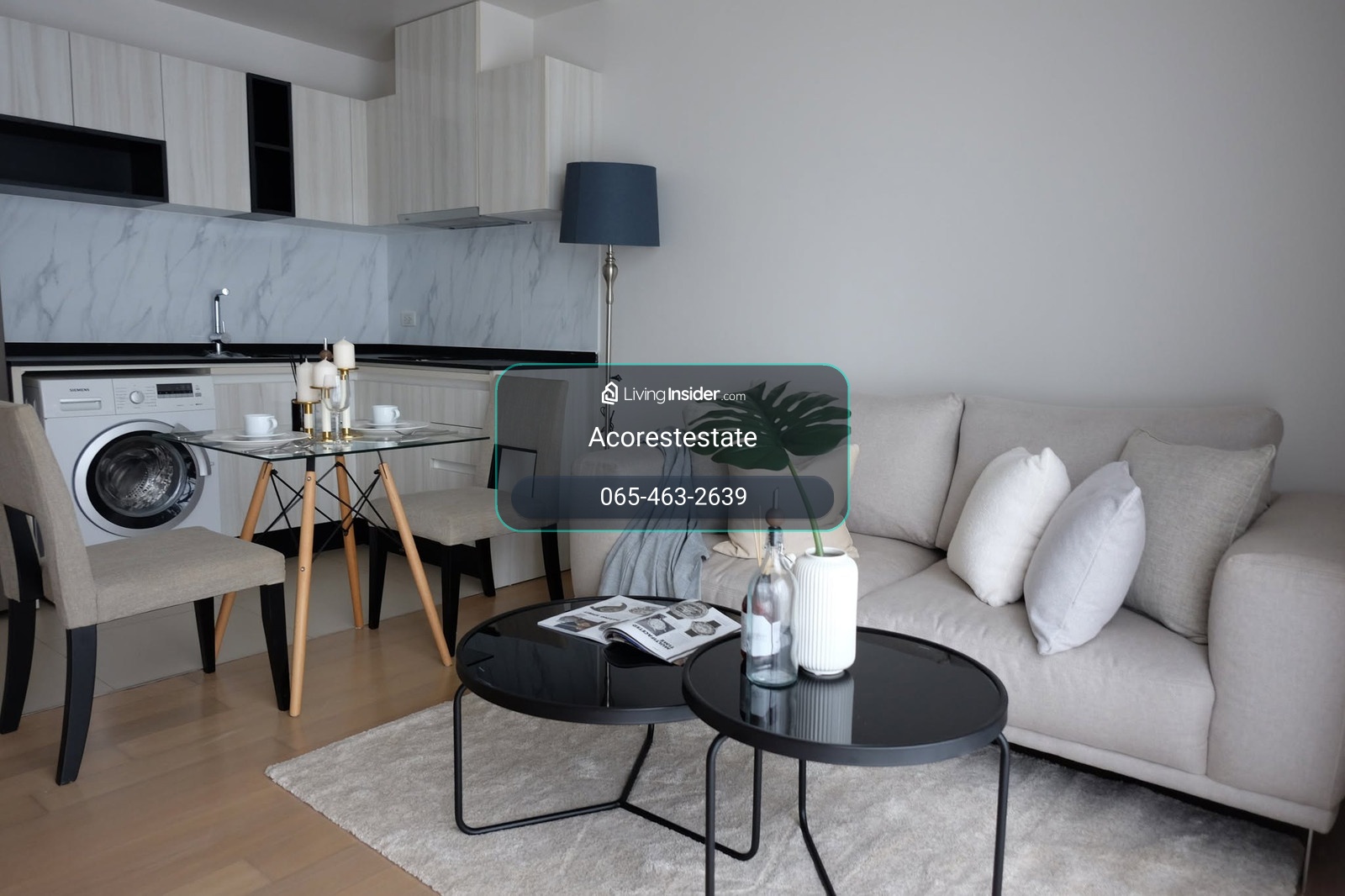 🌷 ให้เช่าคอน HQ Thonglor ✨🌷 1 ห้องนอน 1 ห้องน้ำ | ขนาด  43 ตร.ม. | ชั้น 16 – รูปที่ 2