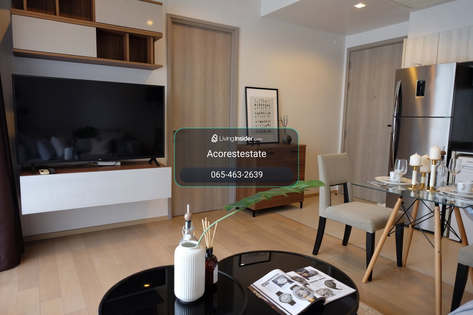 🌷 ให้เช่าคอน HQ Thonglor ✨🌷 1 ห้องนอน 1 ห้องน้ำ | ขนาด  43 ตร.ม. | ชั้น 16 – รูปที่ 3