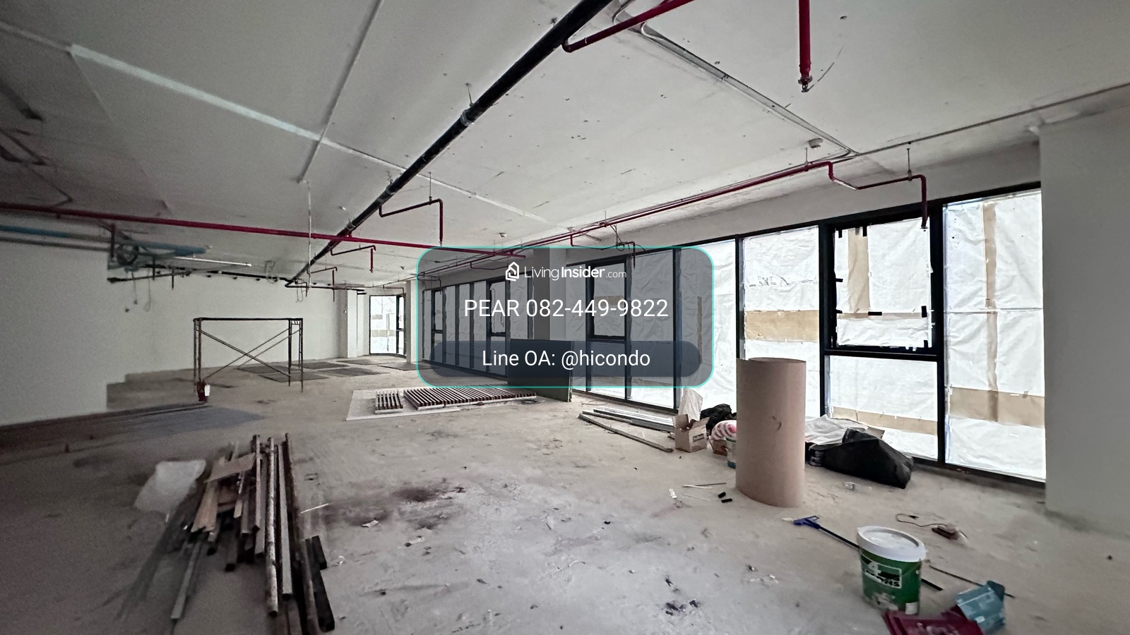 Space for rent, Commercial Somerset Rama 9, near MRT Rama 9, size 215.88 sq m, suitable for a restaurant, cafe, showroom and service business | 082-4499822 Praewa – รูปที่ 4