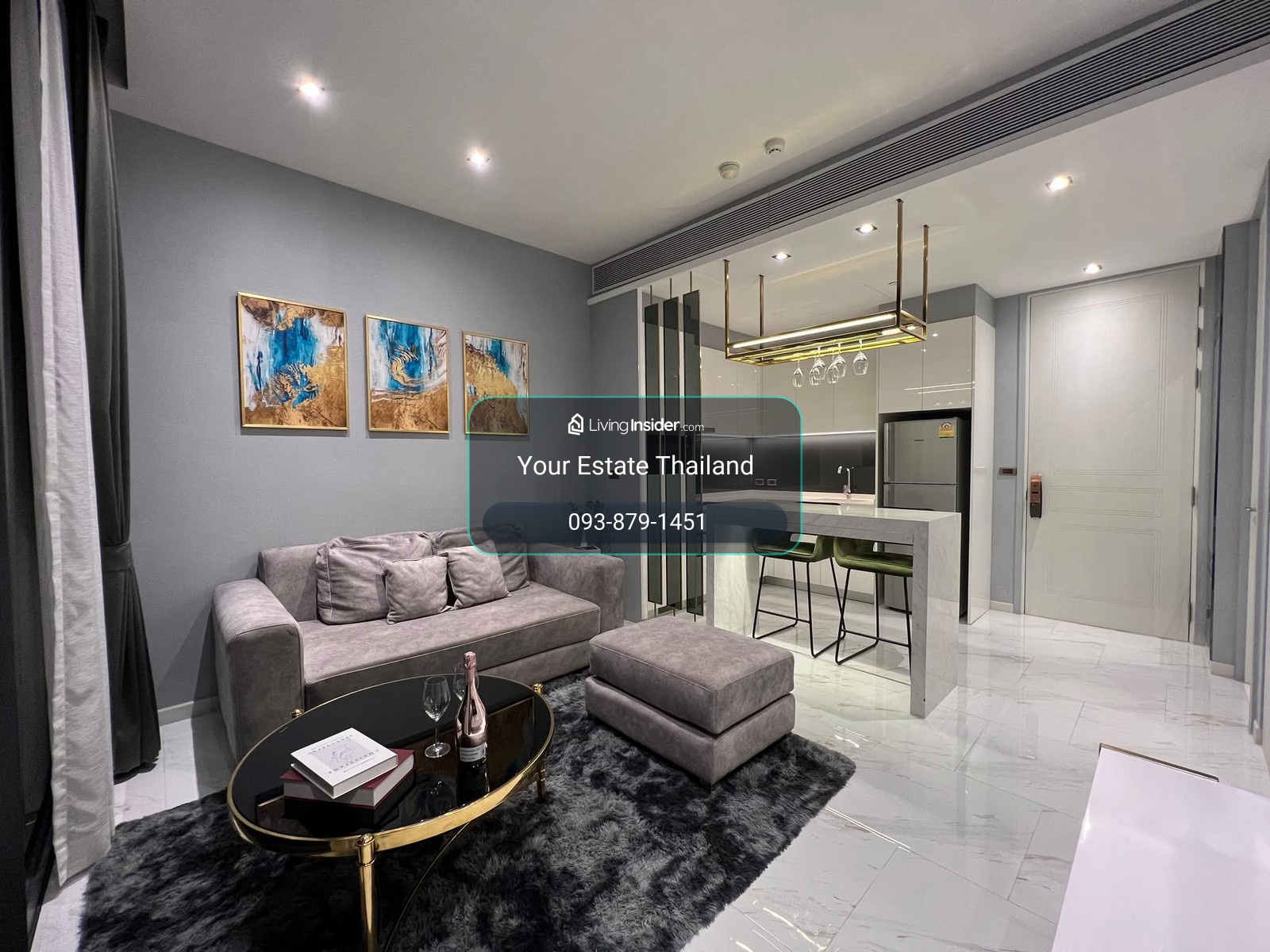 Canapaya riverfront คอนโด ห้อง Luxury Styles เฟอร์นิเจอร์ครบ ว่างพร้อมให้เช่า – รูปที่ 2