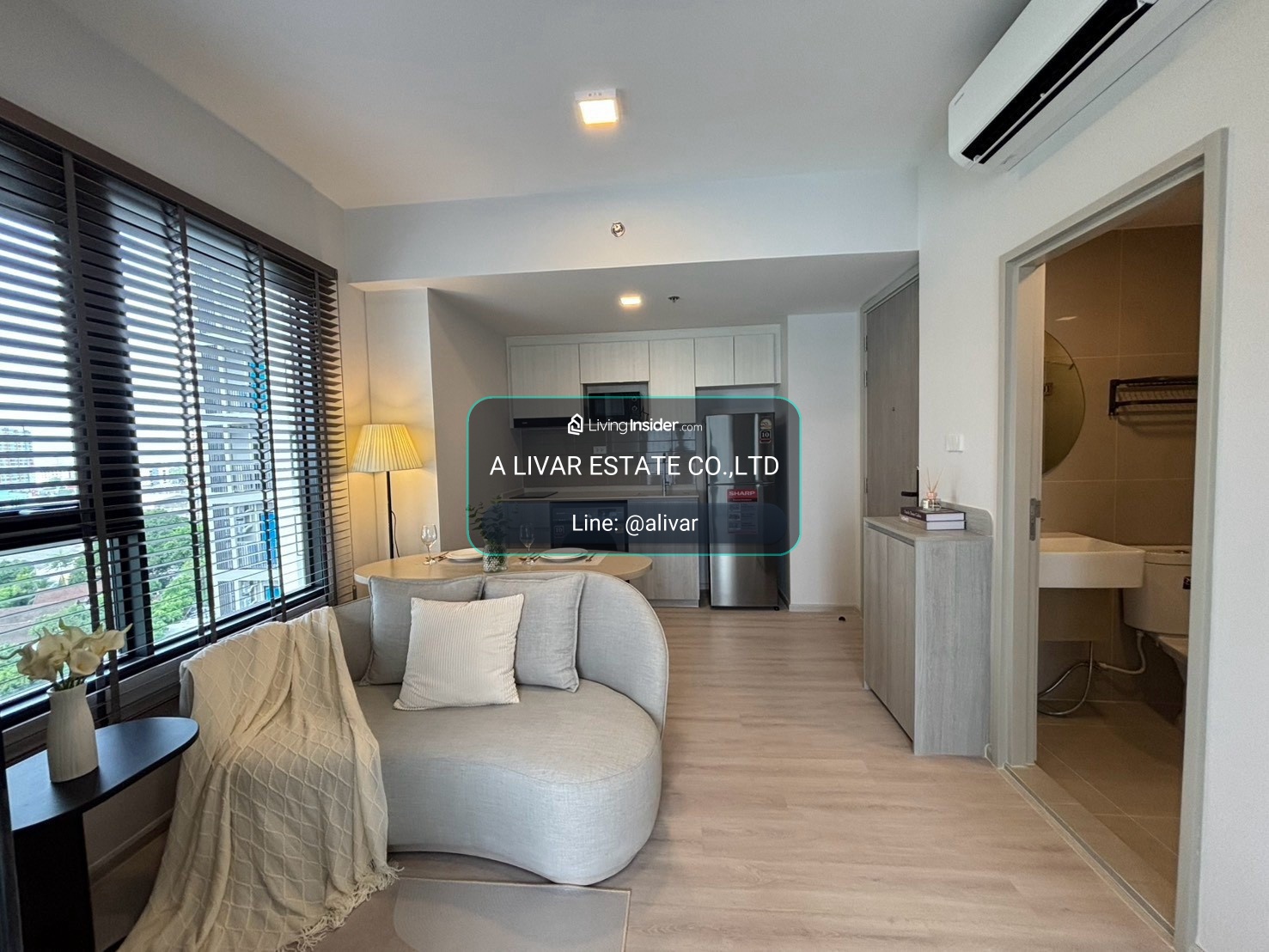 RC101326 Condo coner unit for rent at COBE Ratchada-Rama 9 ใกล้รัชดา-พระราม 9 – รูปที่ 2