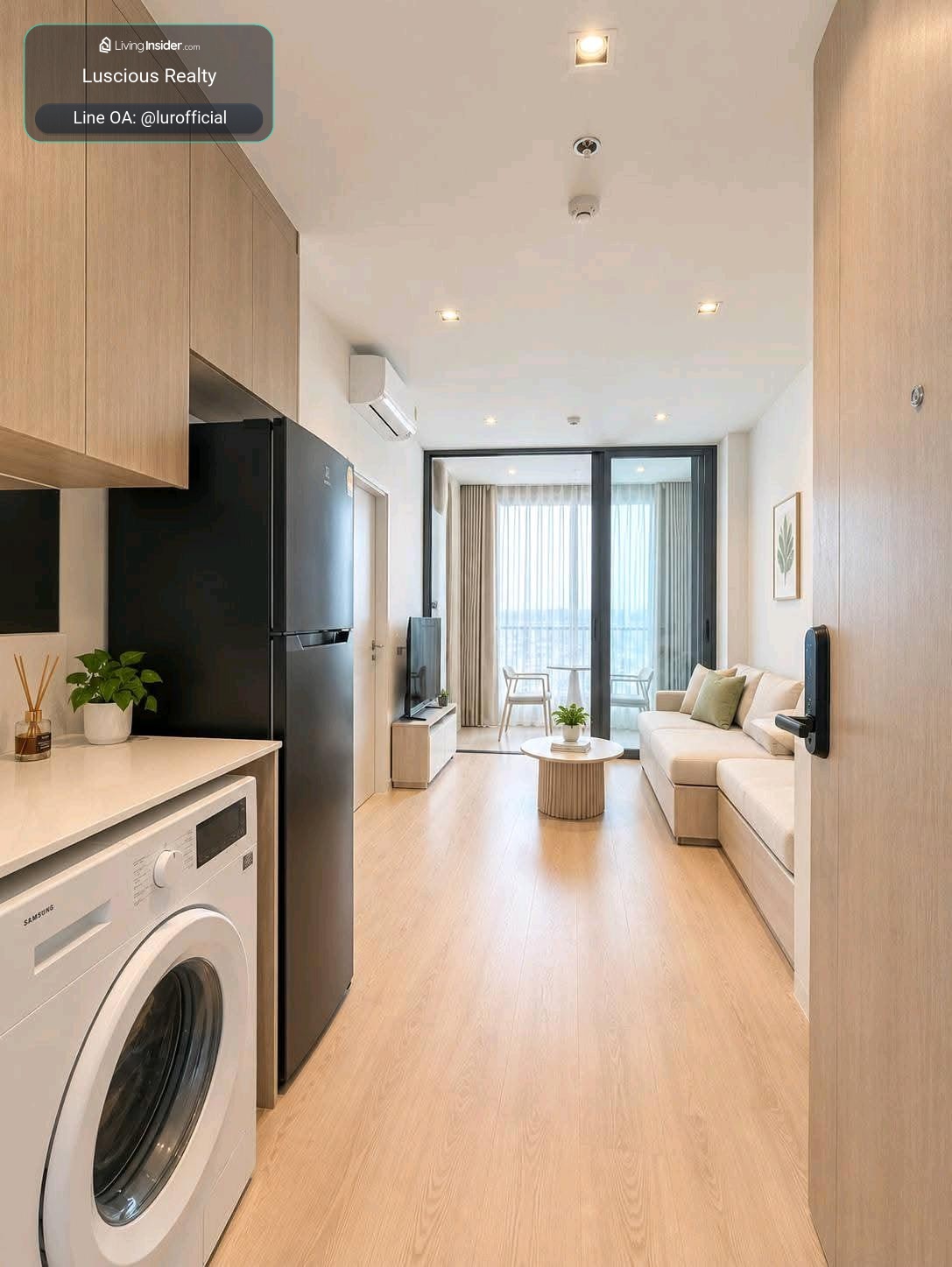Corner unit ห้องมุม ✅️ Condo for Rent : Reference Sathorn - Wongwianyai  ให้เช่า คอนโด เรฟเฟอเรนซ์ สาทร - วงเวียนใหญ่ – รูปที่ 3