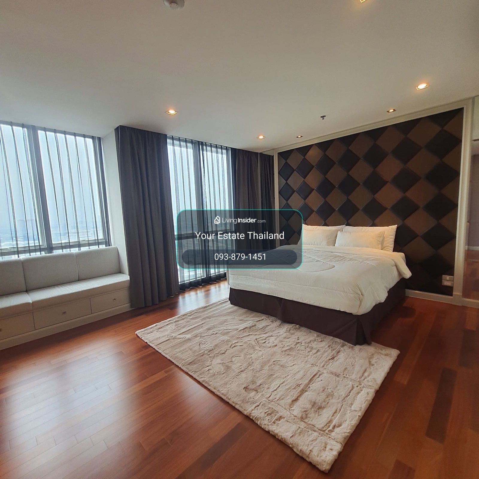 The Four Wings Residence Srinakarin ห้องสุดหรู Penthouse Duplex 2 ชั้น ว่างพร้อมให้เช่า – รูปที่ 4