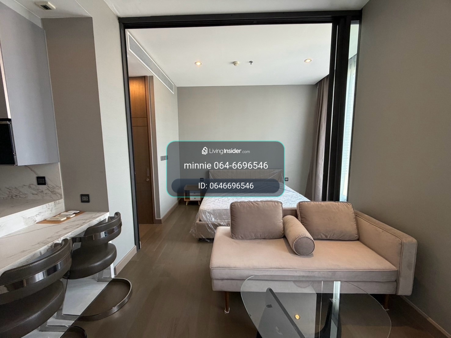 28,000 เท่านั้น the esse at singha complex ห้องเพิ่งทำใหม่ 35sqm ชั้นกลางๆ ติด mrt เพรชบุรี แบบ 0 ม.  – รูปที่ 4