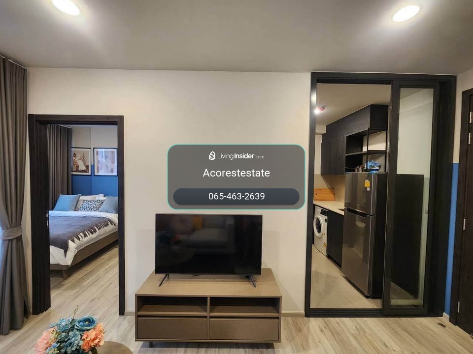 🌷 ให้เช่าคอน XT Huaikwang ✨🌷 1 ห้องนอน 1 ห้องน้ำ | ขนาด  35 ตร.ม. | ชั้น 8 – รูปที่ 3