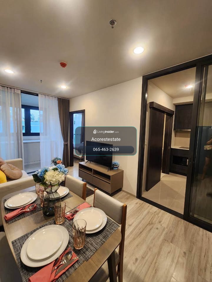 🌷 ให้เช่าคอน XT Huaikwang ✨🌷 1 ห้องนอน 1 ห้องน้ำ | ขนาด  35 ตร.ม. | ชั้น 8 – รูปที่ 4