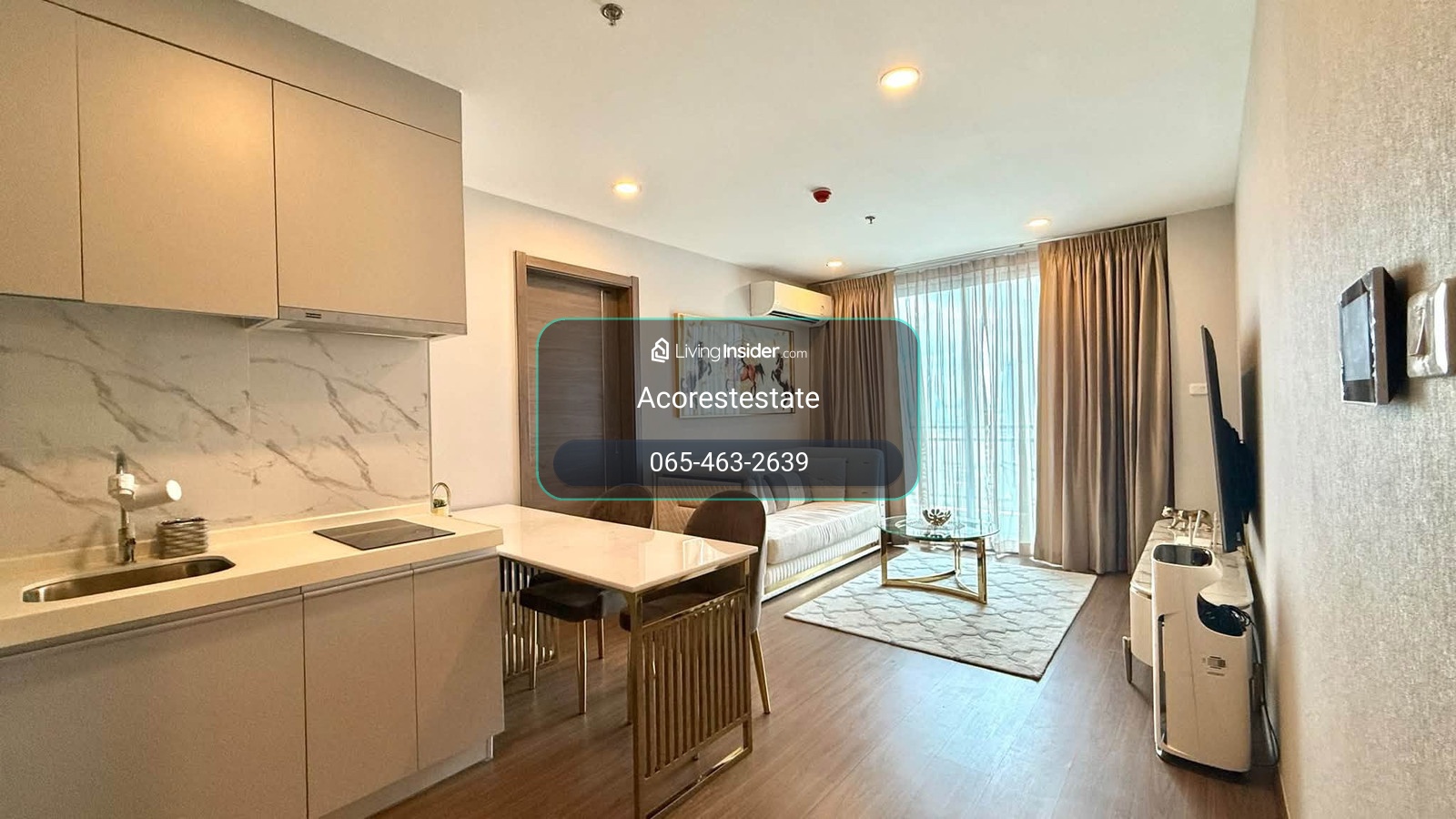 ✨🌷 For Rent Artisan Ratchada✨🌷 1 Bed 1 Bath  | Size 44  Sq.m. | Floor 21 – รูปที่ 2