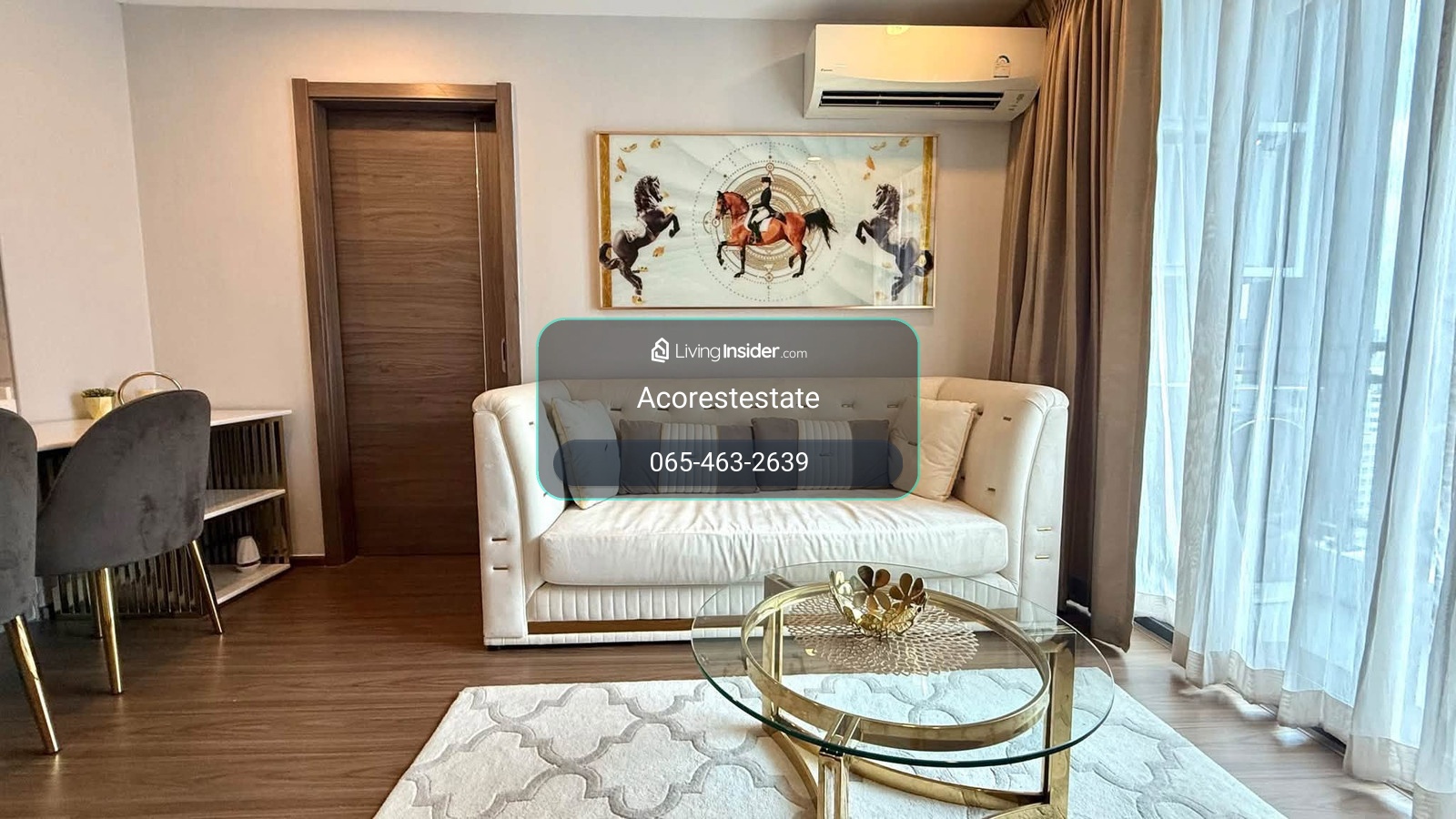 ✨🌷 For Rent Artisan Ratchada✨🌷 1 Bed 1 Bath  | Size 44  Sq.m. | Floor 21 – รูปที่ 3