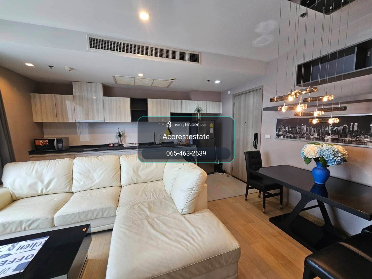🌷 ให้เช่าคอน HQ Thonglor ✨🌷 1 ห้องนอน 1 ห้องน้ำ | ขนาด 43.5 ตร.ม. | ชั้น 10 – รูปที่ 2