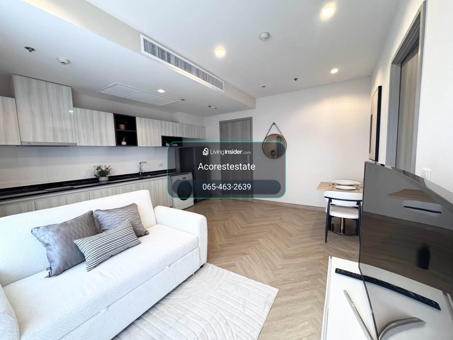 🌷 ให้เช่าคอน HQ Thonglor ✨🌷 1 ห้องนอน 1 ห้องน้ำ | ขนาด 43 ตร.ม. | ชั้น 12 – รูปที่ 3