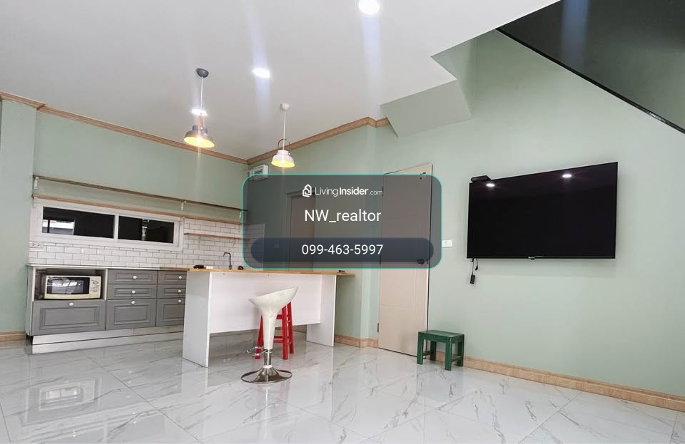 2-story townhome for rent, Viridian Prompt Village, Soi Wat Lat Pla Duk. The house is ready to move in. – รูปที่ 3