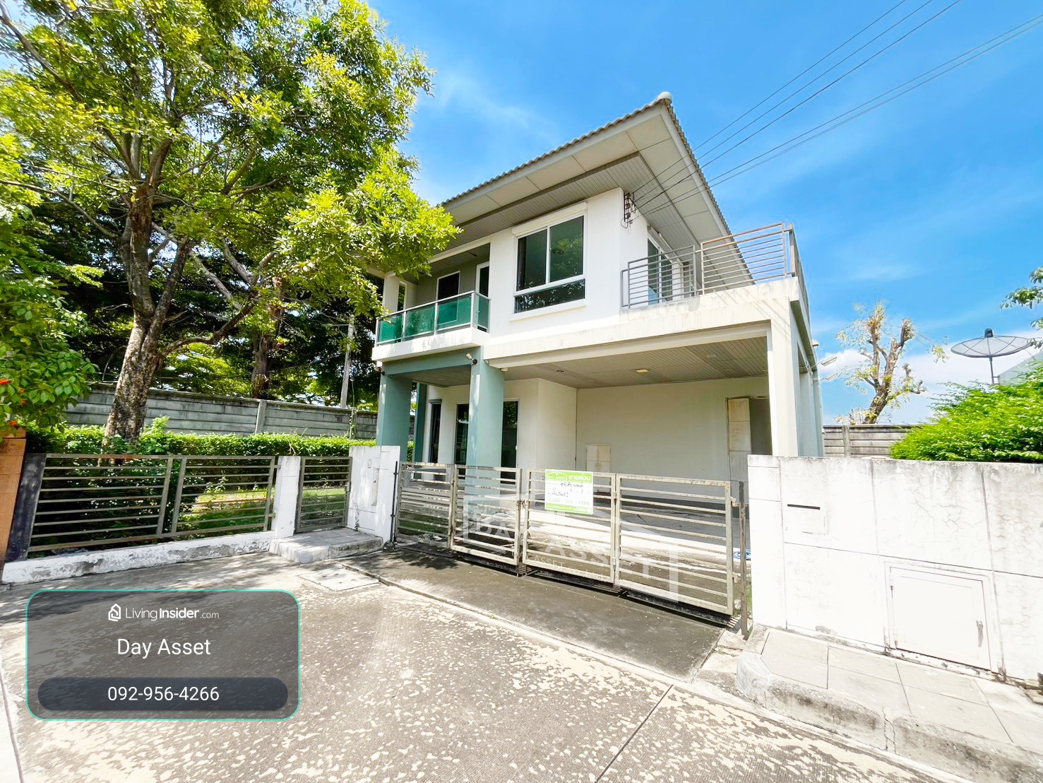 2-story detached house for sale (corner house), Habitia Bond Village: Bang Khu Wat - Pathum Thani, area 63 sq m, selling for only 3,600,000 baht. – รูปที่ 2