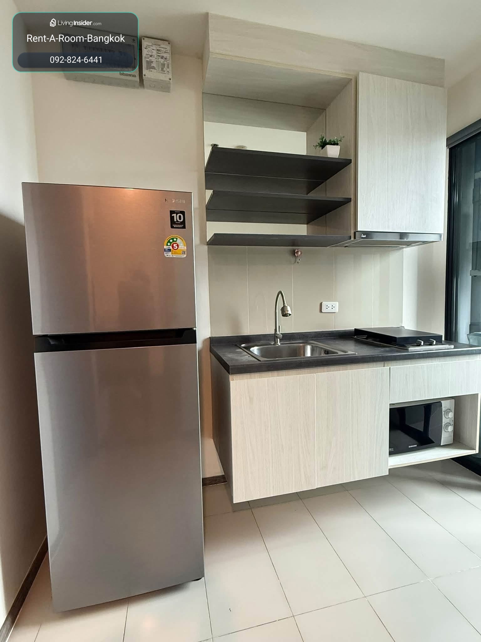 C260272 The base park west, 27 sqm 1 bed furnished, 15,000 thb  – รูปที่ 3