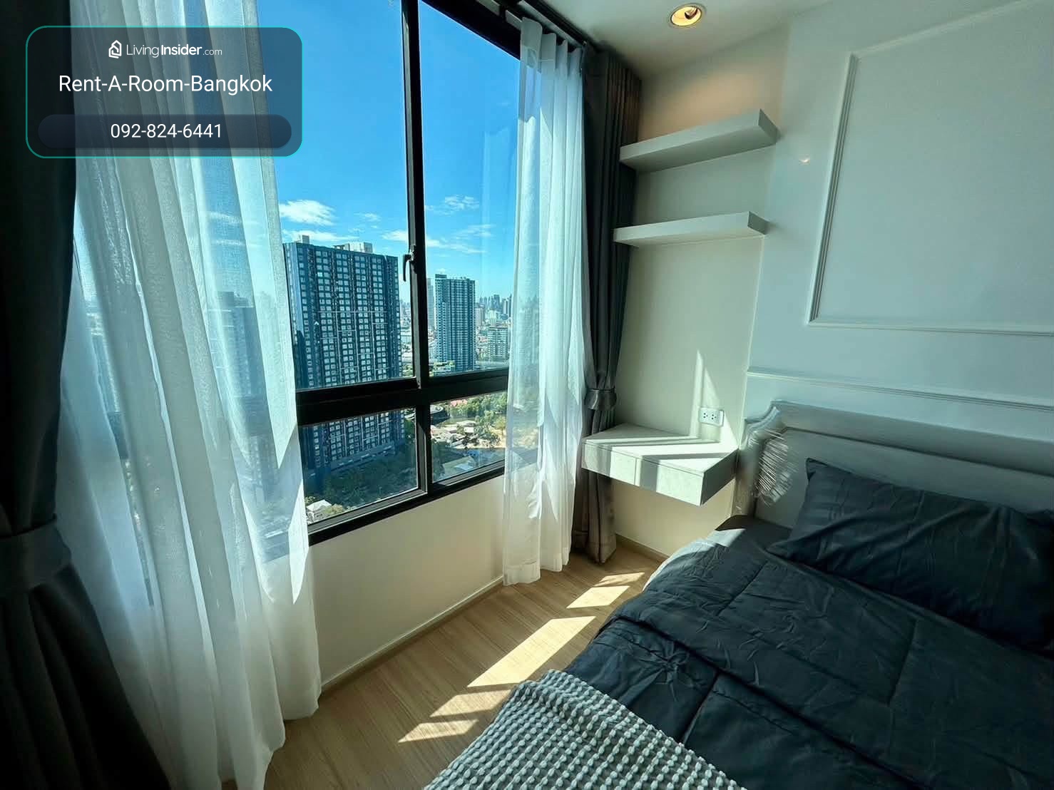 C260273 Artemis sukhumvit 77, 45 sqm high floor 30th, 2 bed fully furnished, 23000 thb  – รูปที่ 4