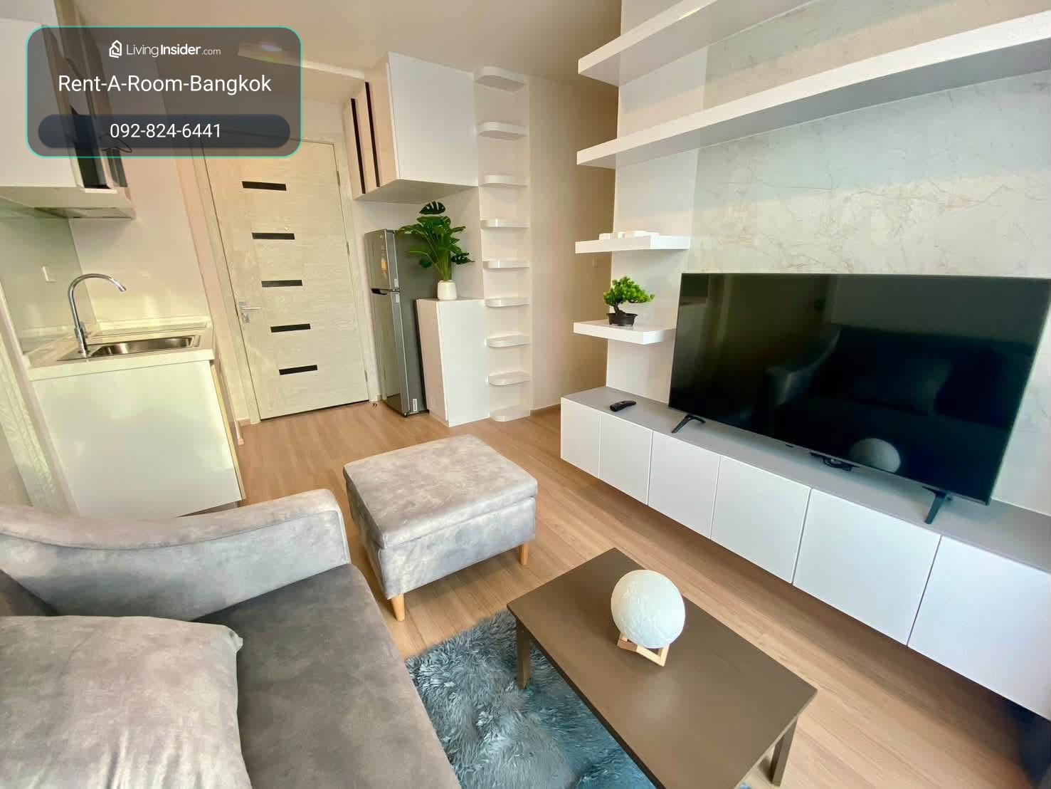 C260273 Artemis sukhumvit 77, 45 sqm high floor 30th, 2 bed fully furnished, 23000 thb  – รูปที่ 3