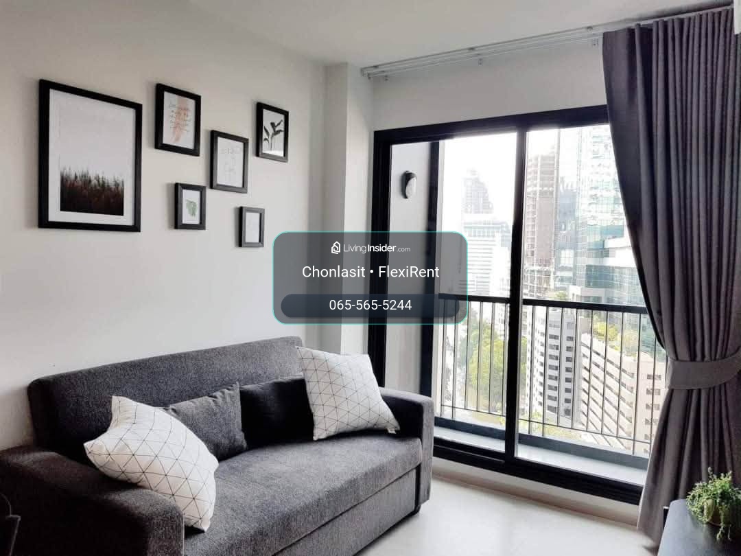 🏙️ ให้เช่าคอนโด ห้องมุม Type พิเศษ ✨ ตกแต่งใหม่ เฟอร์นิเจอร์ครบ พร้อมเข้าอยู่ ในทำเลใจกลางเมืองที่เดินทางสะดวก LIFE ONE WIRELESS – รูปที่ 3