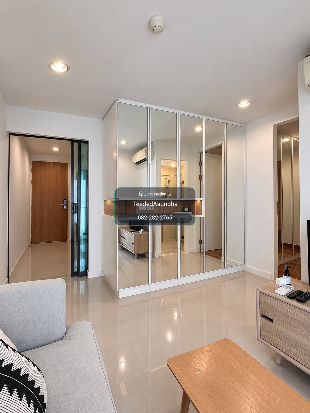 ห้องมุม 33.63ตรม ตึกA ชั้น6 คอนโด ZENITH PLACE สุขุมวิท 42 ใกล้ BTS เอกมัย 600ม – รูปที่ 4