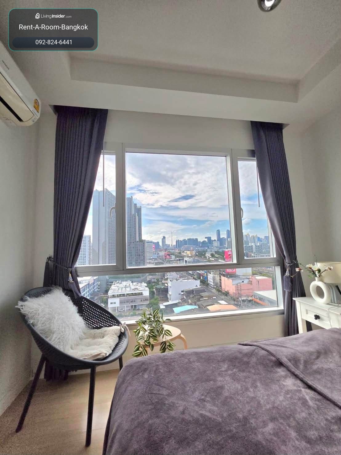 C260278 Thru thonglor condo, 37 sqm high floor, 1 bed fully furnished, 19,500 thb  – รูปที่ 2