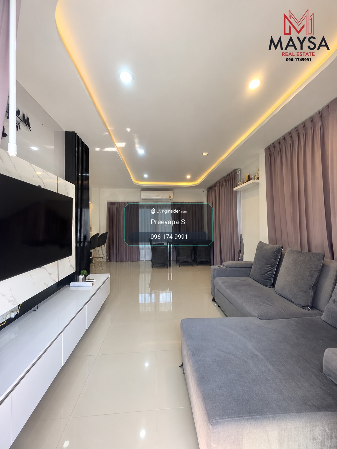 🏠 ให้เช่าบ้านเดี่ยว แกรนด์พลีโน่ พหลฯ-วิภาวดี 2 เดือนละ 34000 บาท 🎉 ใกล้ Future Park รังสิต (Zpell) 3 กม. เฟอร์นิเจอร์และเครื่องใช้ไฟฟ้าบางส่วน พร้อมเข้าอยู่  ✅✅ ❤️ บ้านสวย ใหม่ สภาพนางฟ้า ❤️  – รูปที่ 2