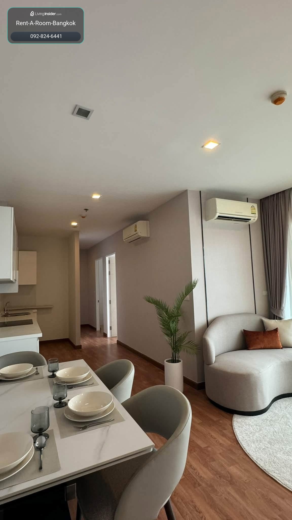 C260282 The coast bangna bts, 92 sqm penthouse, 3 bed 2 bath, 55,000 thb  – รูปที่ 3