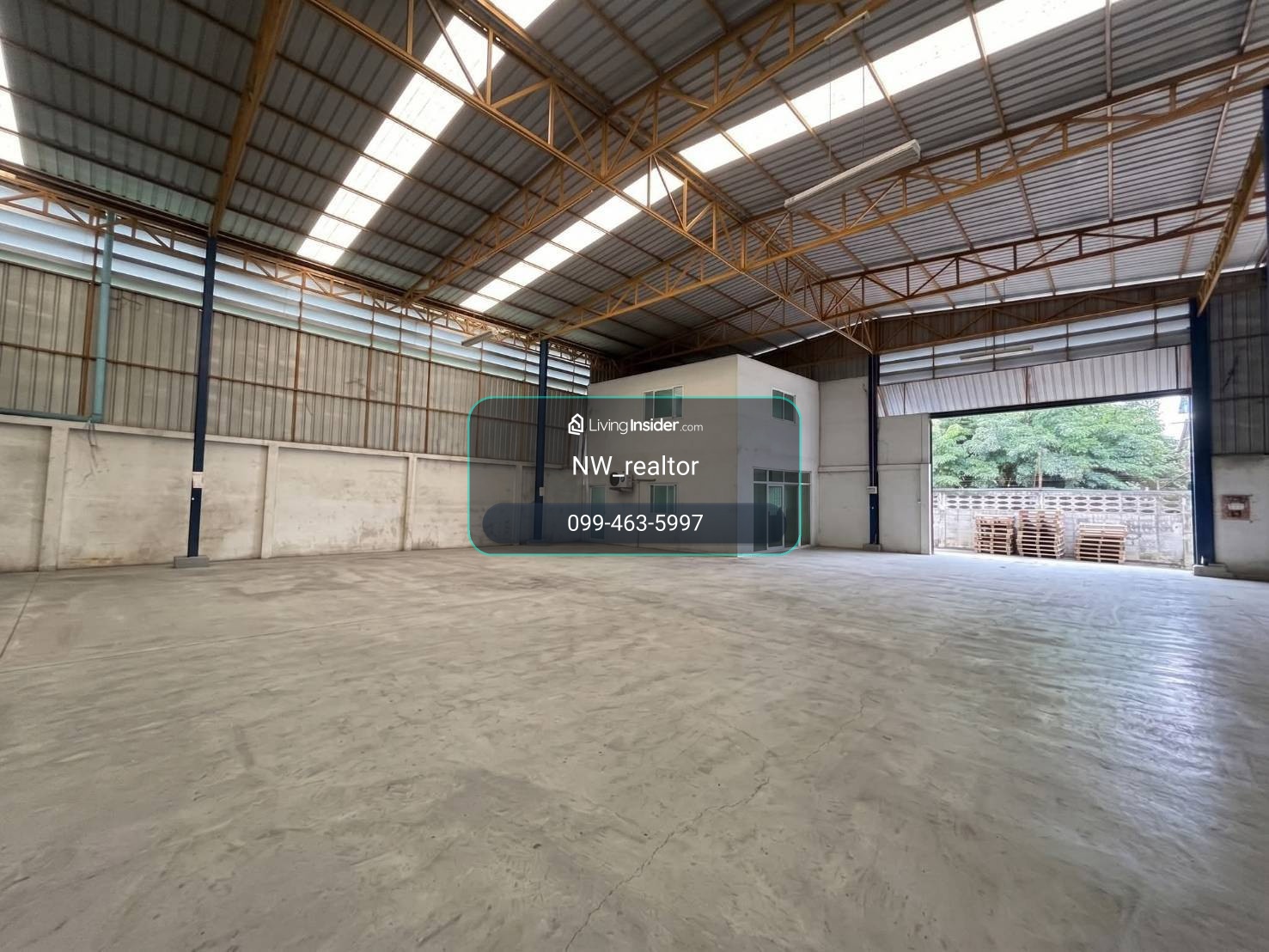 Warehouse for rent, usable area 400 sq m., with office and bathroom. Location: Rama II, Bang Khun Thian – รูปที่ 4