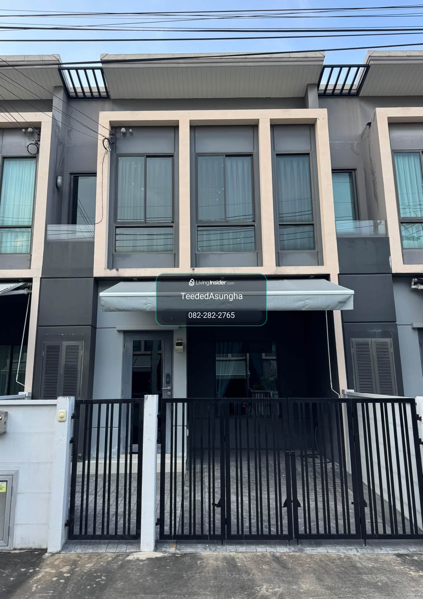 ให้เช่า ถนนเมน ใกล้สระว่ายน้ำ 17.5ตรว 3นอน2น้ำ ทาวน์โฮม 2 ชั้น Pleno สุขุมวิท บางนา – รูปที่ 3