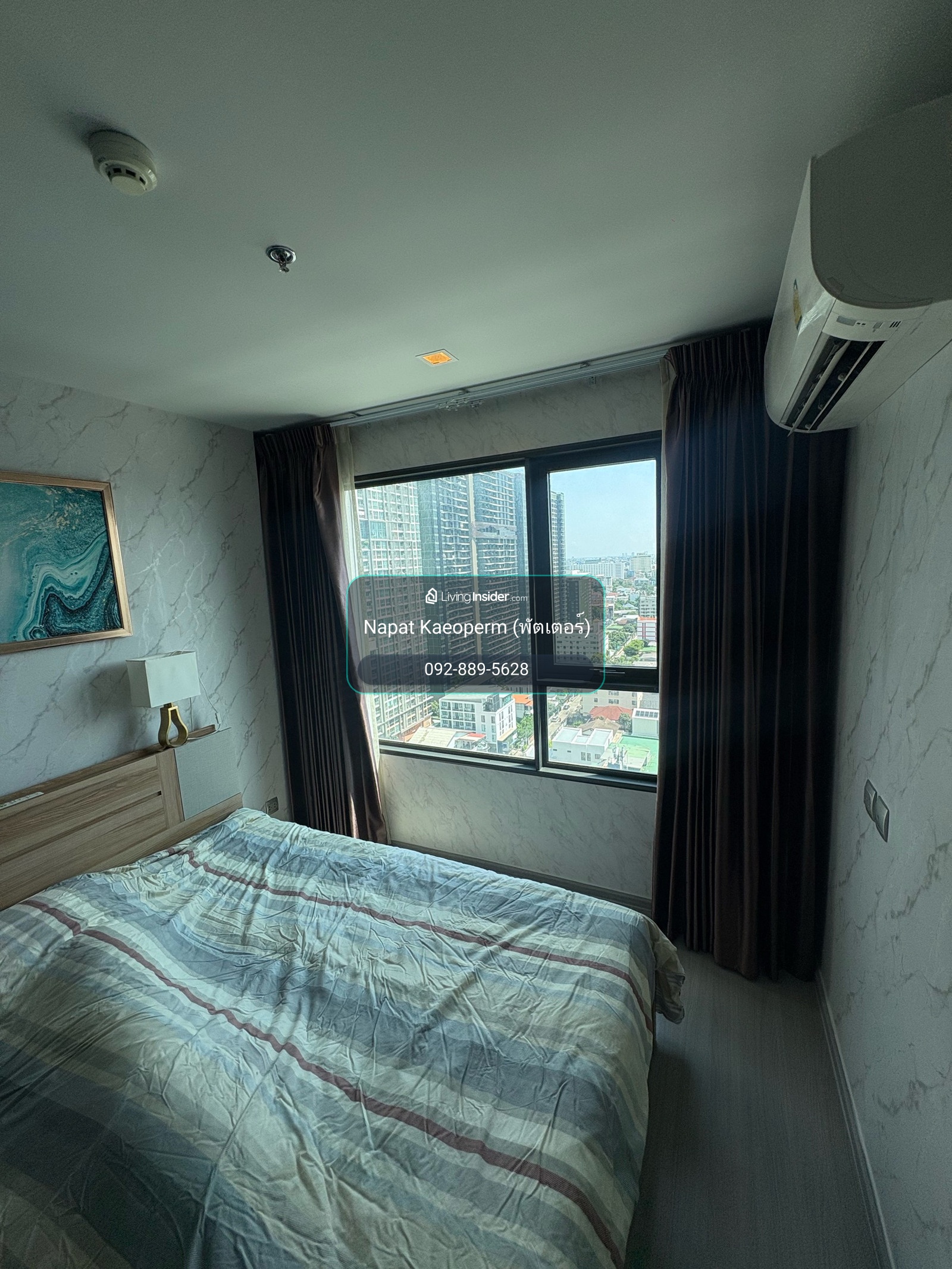 🔥Hot Price🔥Life ladprao ติดห้างเซ็นทรัลลาดพร้าว และBTSห้าแยกลาดพร้าว 35 Sqm ครัวปิดวิวโล่ง แต่งครบ 20,000 เท่านั้น ⭐️สนใจติดต่อพัตเตอร์ 0928895628 Line:plustor_ss🔥 – รูปที่ 3