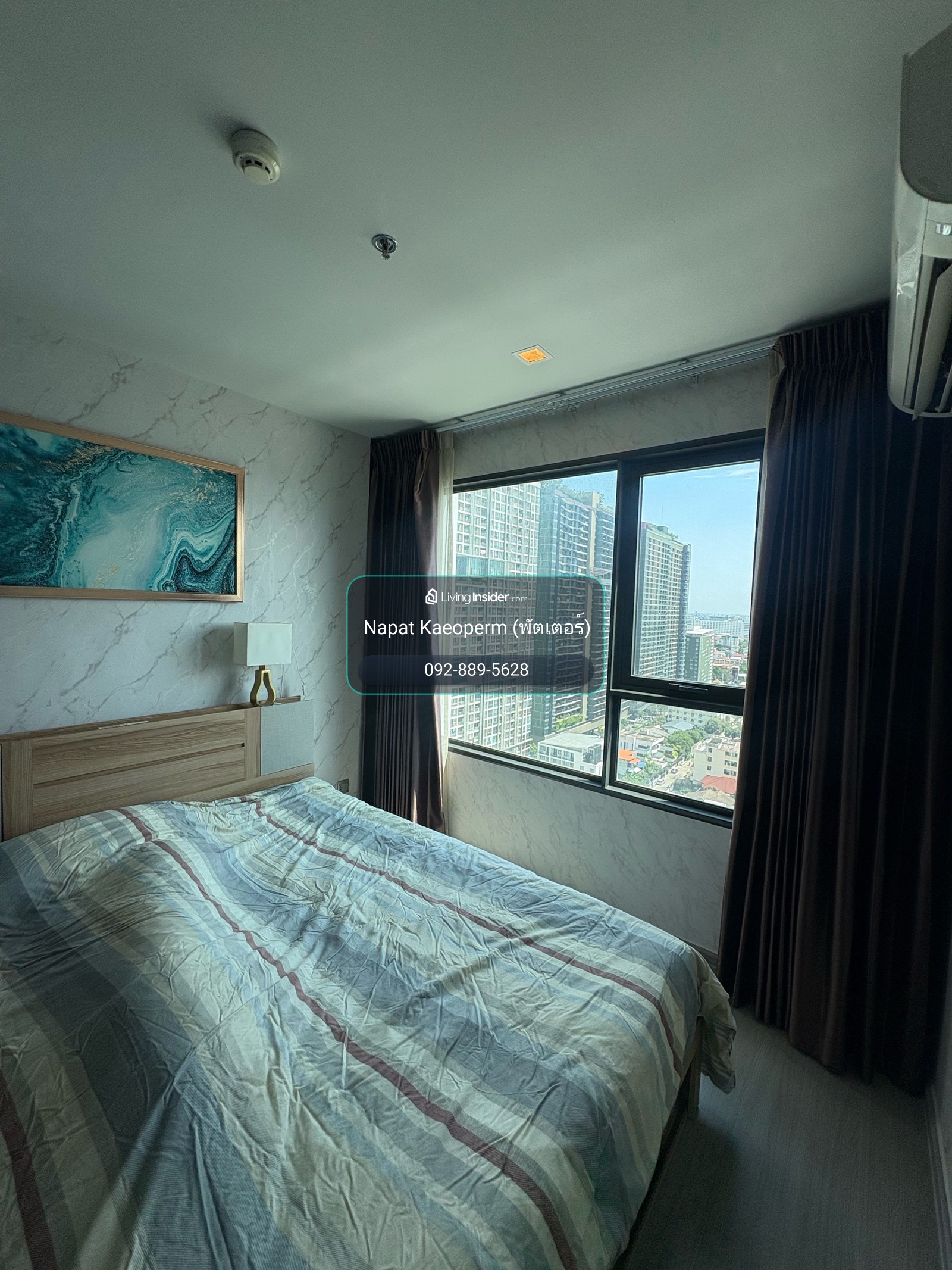 🔥Hot Price🔥Life ladprao ติดห้างเซ็นทรัลลาดพร้าว และBTSห้าแยกลาดพร้าว 35 Sqm ครัวปิดวิวโล่ง แต่งครบ 20,000 เท่านั้น ⭐️สนใจติดต่อพัตเตอร์ 0928895628 Line:plustor_ss🔥 – รูปที่ 4