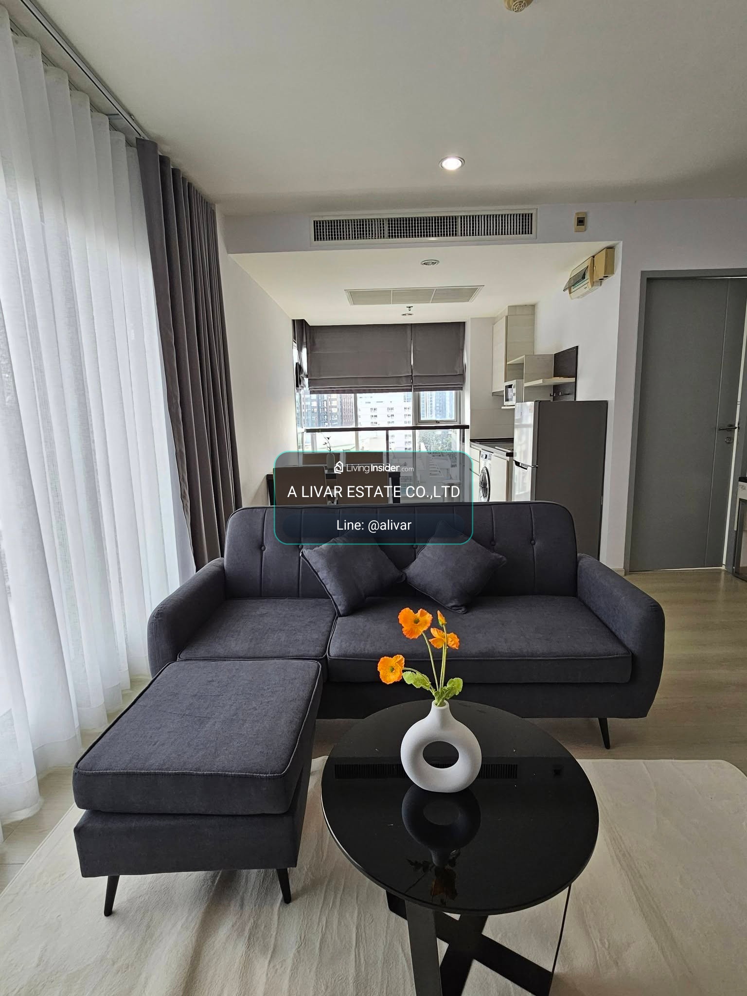 RC103326 Condo 2 beds newly renovated for rent at Life Ratchadapisek ใกล้ MRT ห้วยขวาง 500 เมตร – รูปที่ 3