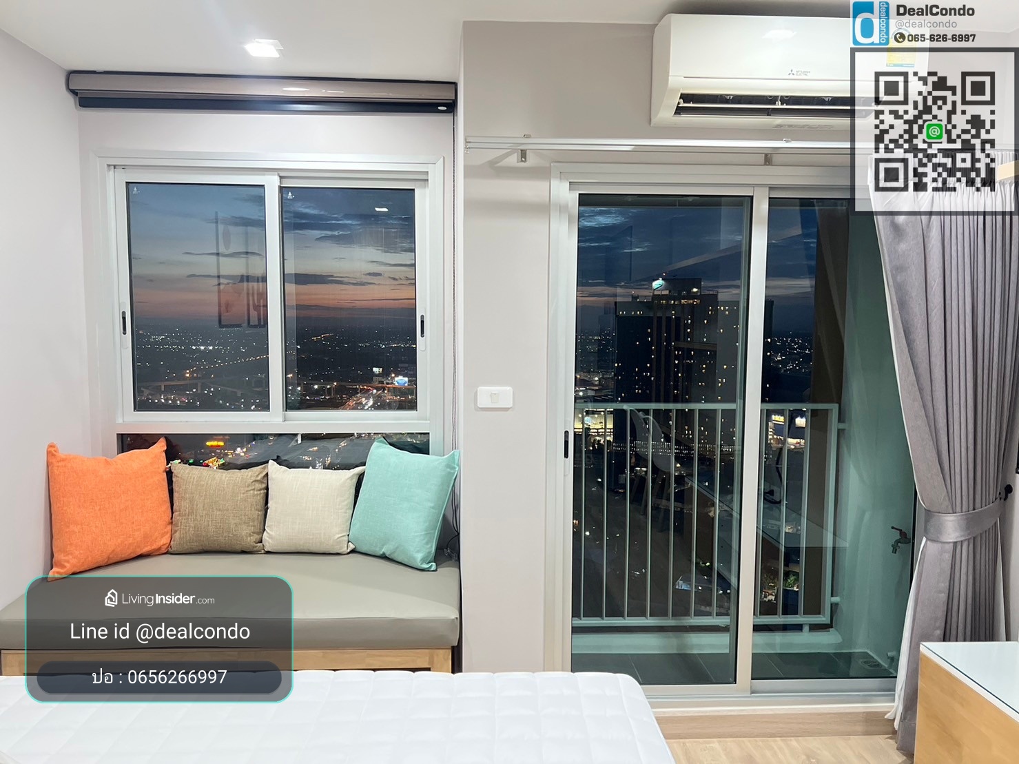 CASA011-For rent Casa Condo @MRT Samyaek Bang Yai, 32nd floor, call 065-626-6997 – รูปที่ 2
