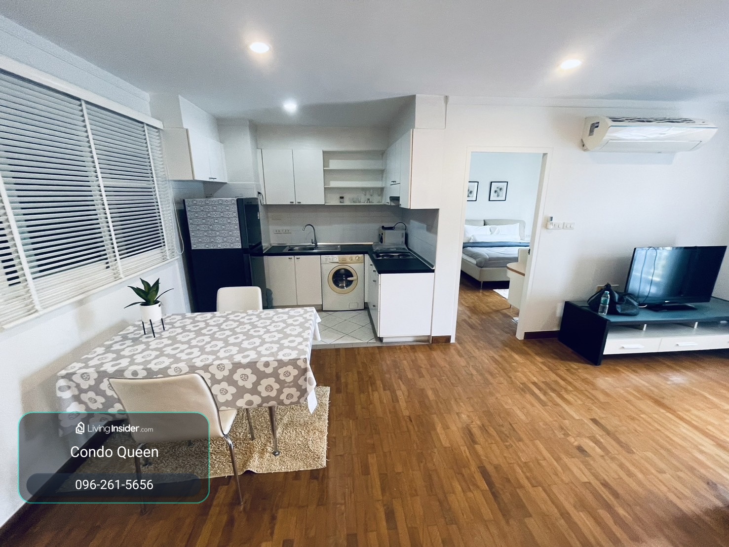 บ้านสิริ สุขุมวิท 13 ให้เช่า ห้องกว้าง  57 ตรม. 1 นอน 1 น้ำ เฟอร์ให้ทุกอย่าง พร้อมอยู่@ 26,000 บาท  Call 096-2615656 Baan Siri Sukhumvit 13 for RENT  1bed 1bath 57Sq,m Rental price 26,000  Baht call Nong 096-2615656 Ready to touring everyday ห้องกว้าง 5 – รูปที่ 4