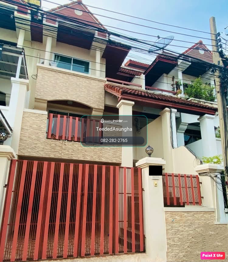 ให้เช่า 30ตรว 5นอน5น้ำ ทาวน์โฮม 4 ชั้น Royal Nakarin Villa ซอยสุภาพงษ์ 1 อ่อนนุช 46  – รูปที่ 2