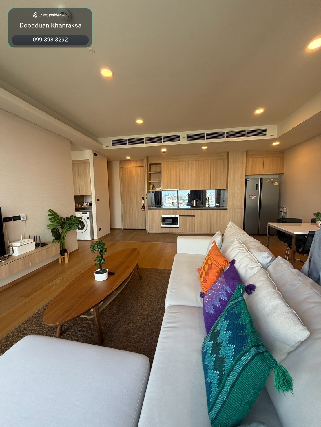 BTS เอกมัย ชั้นสูง 30 วิวโล่ง 2+1 ห้องนอน 2 ห้องน้ำ + 1 อ่างอาบน้ำ – รูปที่ 4