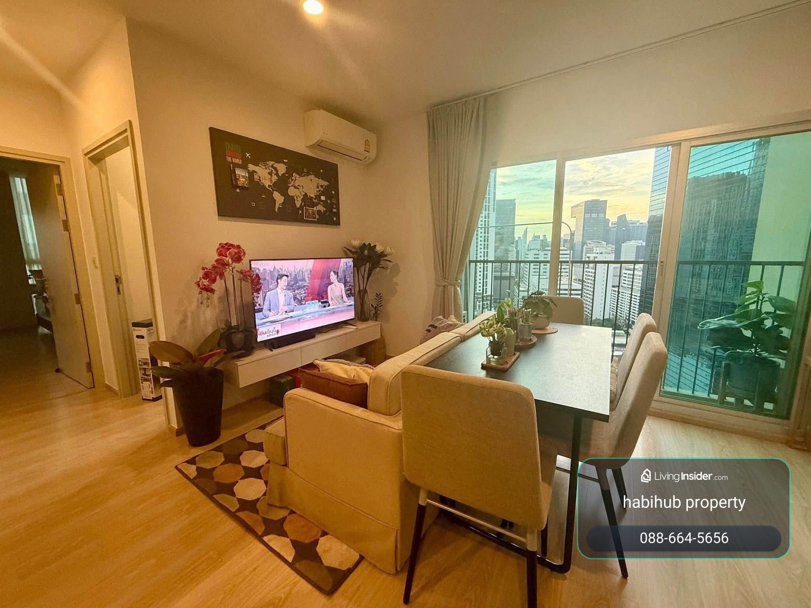 🏠✨ โนเบิล รีวอลฟ์ รัชดา 2 (Noble Revolve Ratchada 2) | ขายคอนโด 2 ห้องนอน (HBH-RP-183) – รูปที่ 2