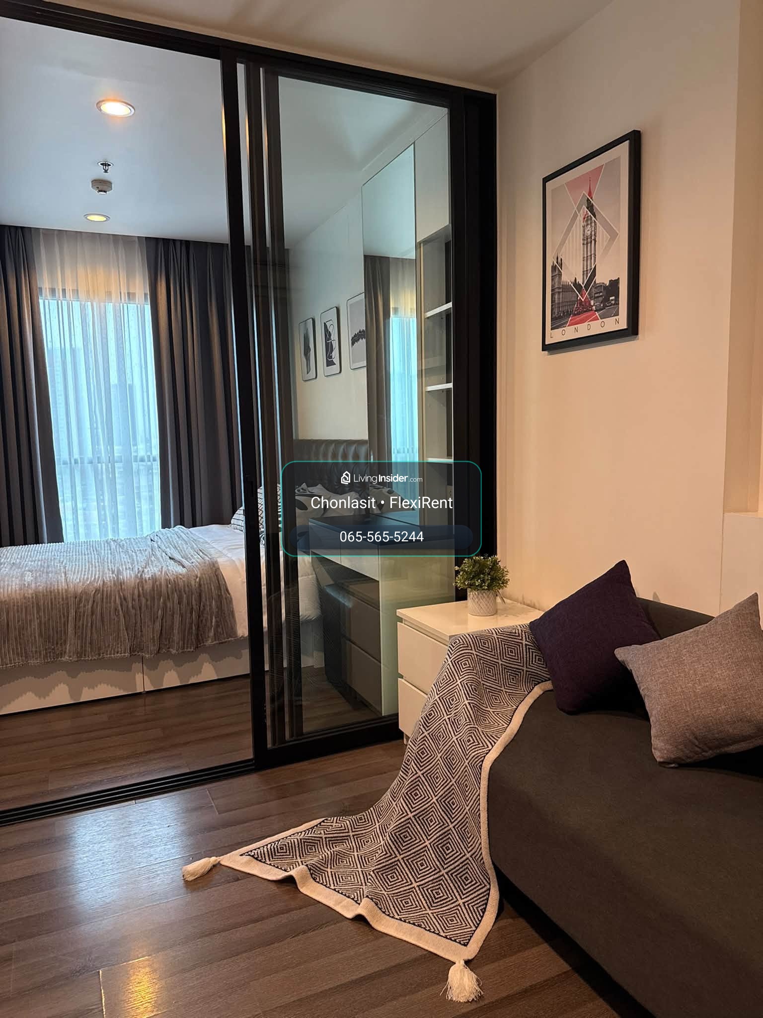 ✨ ชั้น 16 เฟอร์นิเจอร์บิลต์อิน พร้อมเครื่องซักผ้า | The Base Park West Sukhumvit 77 – รูปที่ 2