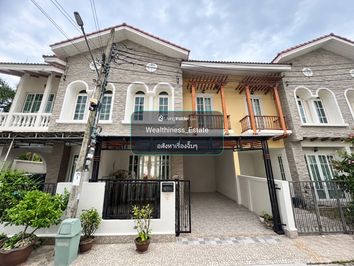 (HL) ขายทาวน์โฮม 2 ชั้น บ้านเปี่ยมสุข ทัสคานี พัฒนาการ 44 สวนหลวง 3 นอน 2 น้ำ 19.5 ตร.ว. สภาพสวย พร้อมเข้าอยู่ 4.25 ล้าน 087-808-3690 (ฟีฟ่า) – รูปที่ 2