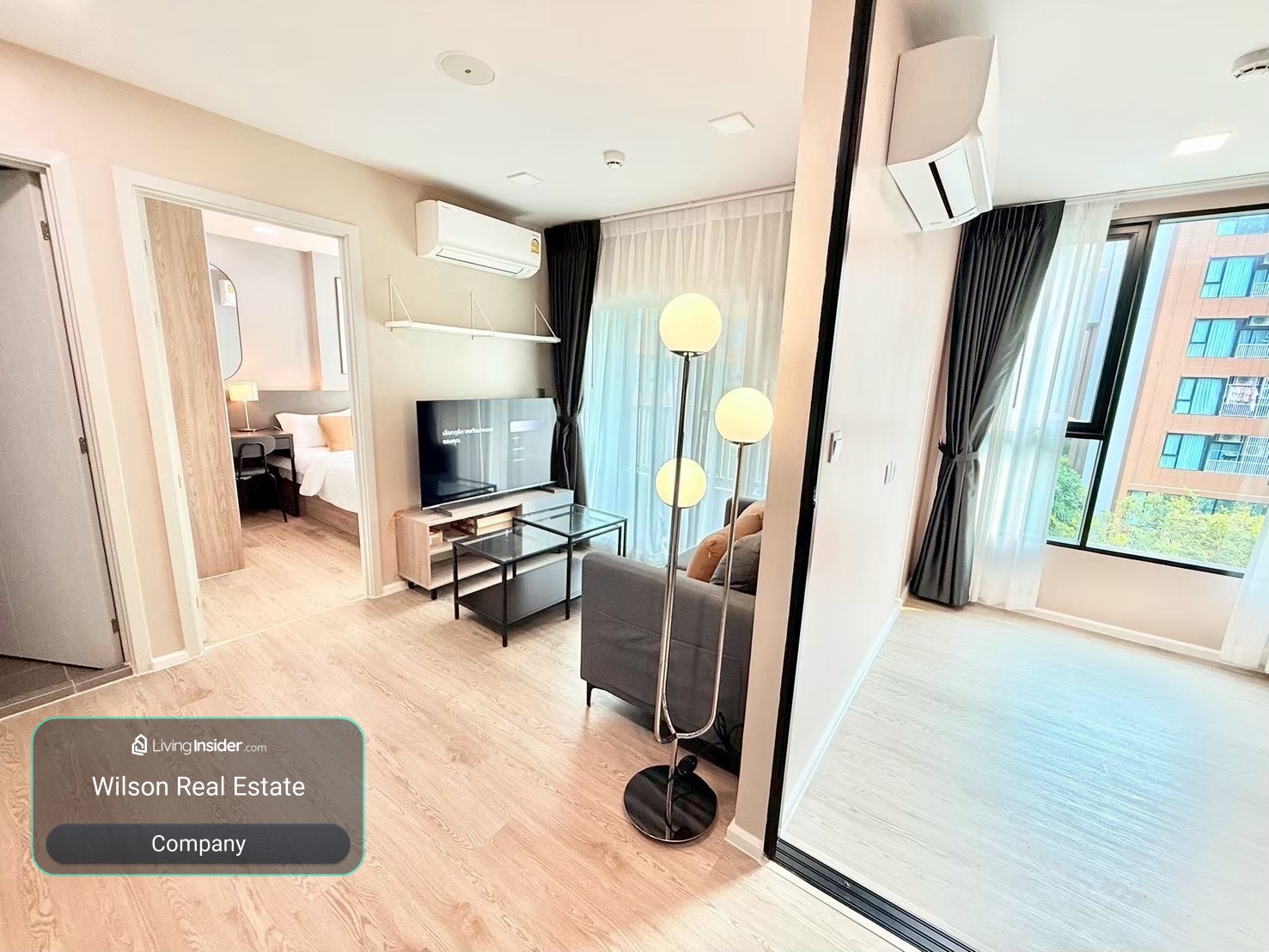 Corner room type, 2 bedrooms, pool view, first building (easy to take the Shuttle Bus) – รูปที่ 2