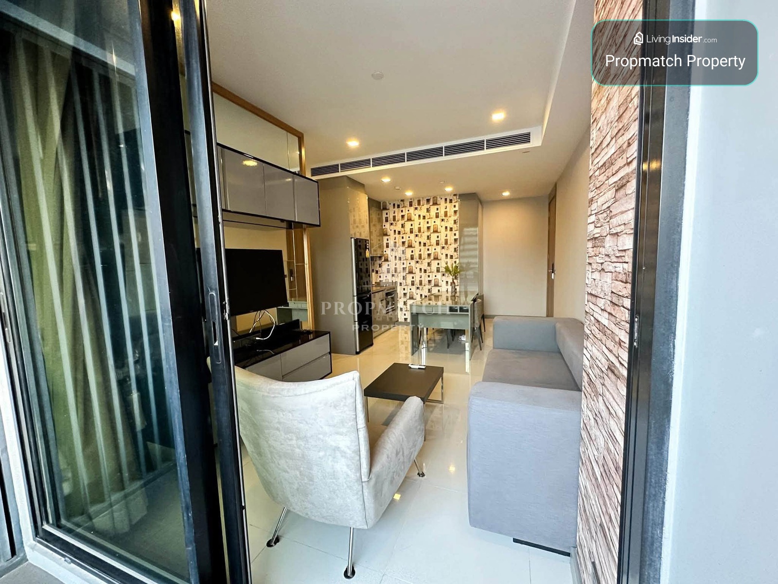 ✨Flash Deal ✨M Silom (2Bed 2Bath 61SQM.) ready to move in! Only 55,000 baht per month Tel.0981315848@propmatch – รูปที่ 2