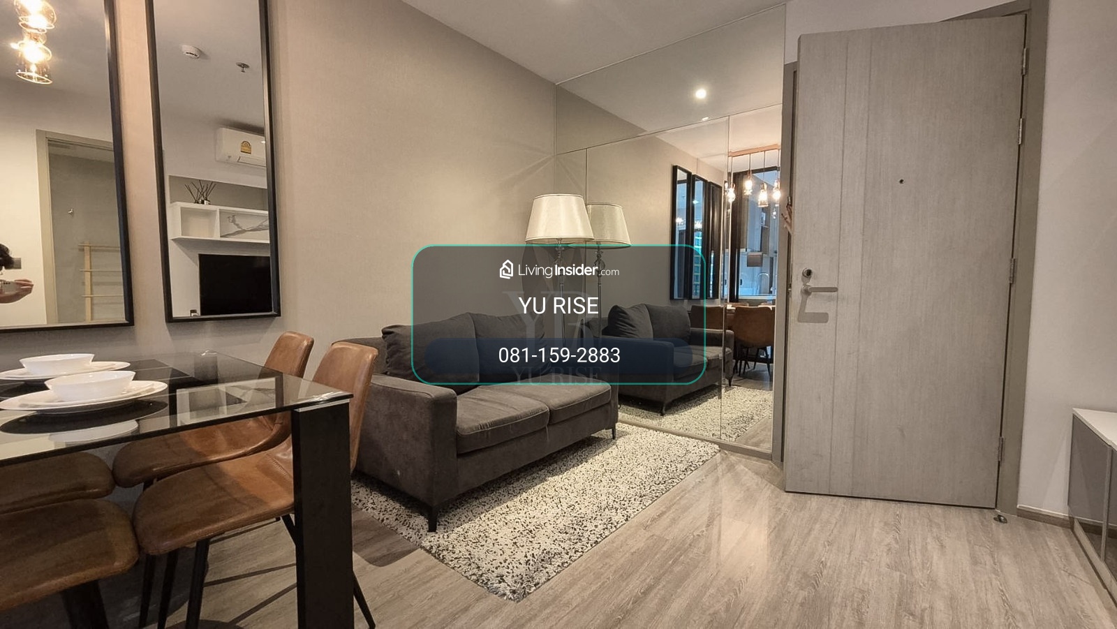ให้เช่า Rhythm Ekkamai 1 ห้องนอน 1 ห้องน้ำ แต่งสวย เดิน 3 นาทีถึง BTS เอกมัย และ Gateway Ekkamai – รูปที่ 2