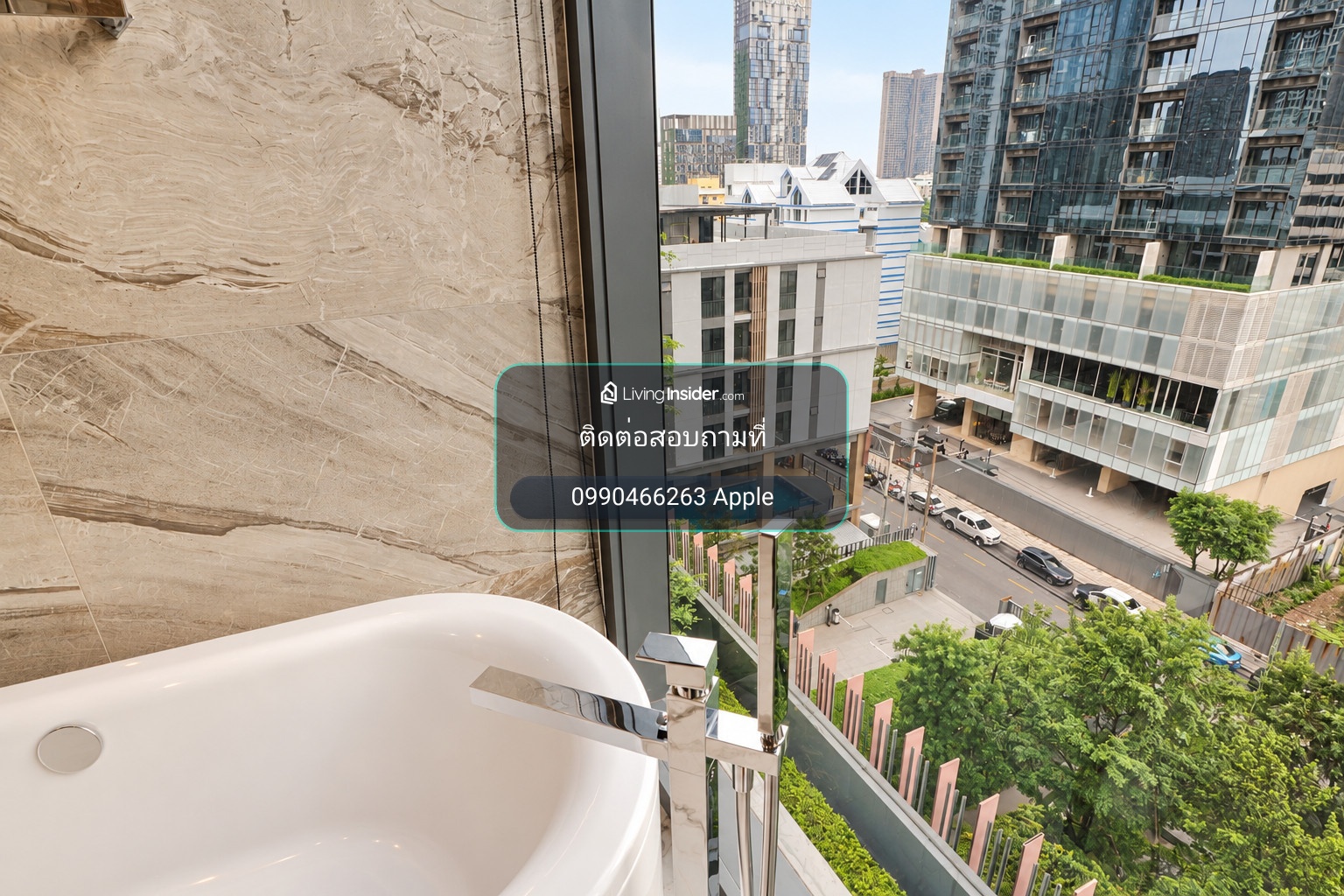 For Rent | LAVIQ Sukhumvit 57 – Luxury Condo near BTS Thonglor 2 Bedrooms | 2 Bathrooms | 86 sq.m. | 7th Fl – รูปที่ 3