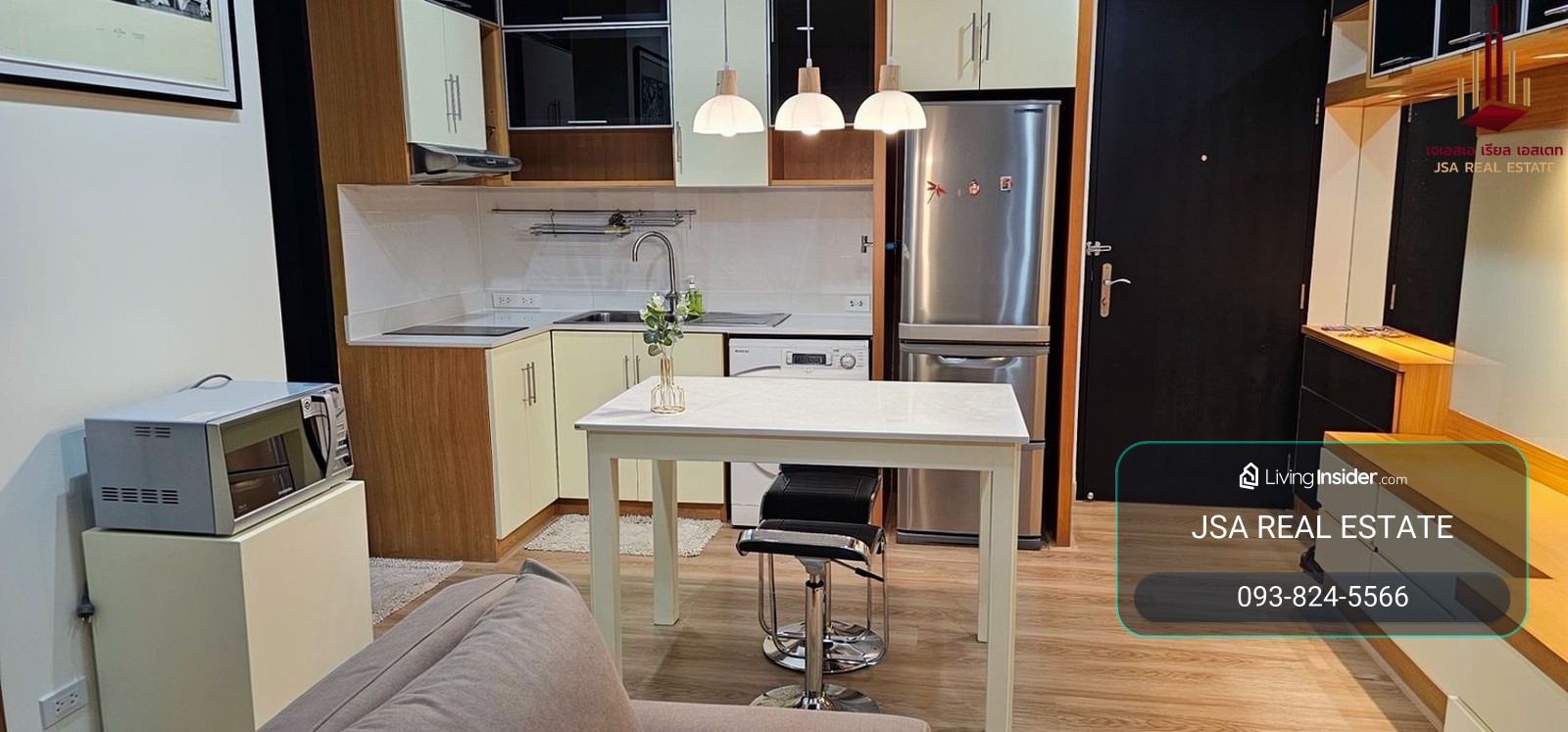 ✨ For Rent : Baan Klang Krung Siam - Pathumwan  Condo ✨ 💰 Only 22,000 THB/month  – รูปที่ 3