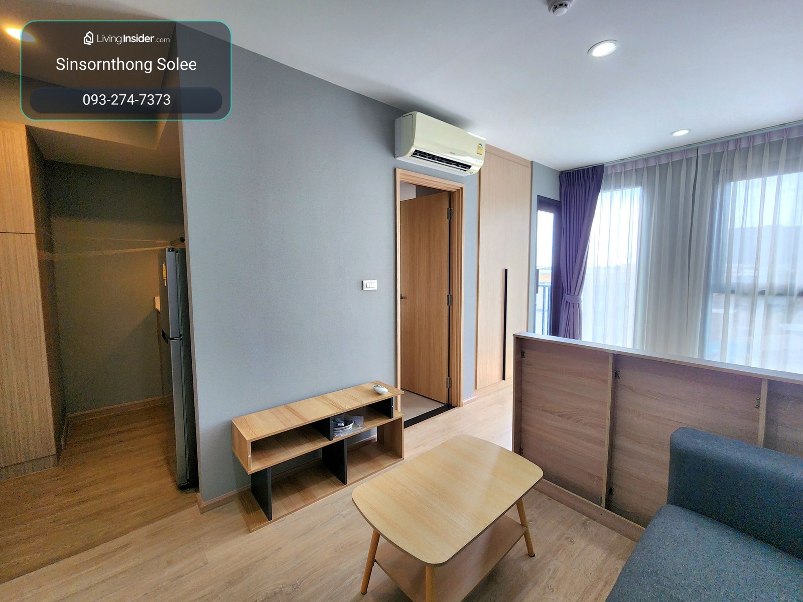 Near Thammasat 10 minutes - corner room! I'm free now. Electrical appliances and complete furniture!!** For rent The Most Itsaraphap near Siriraj MRT Bang Khun Non SN517.3.113 – รูปที่ 4