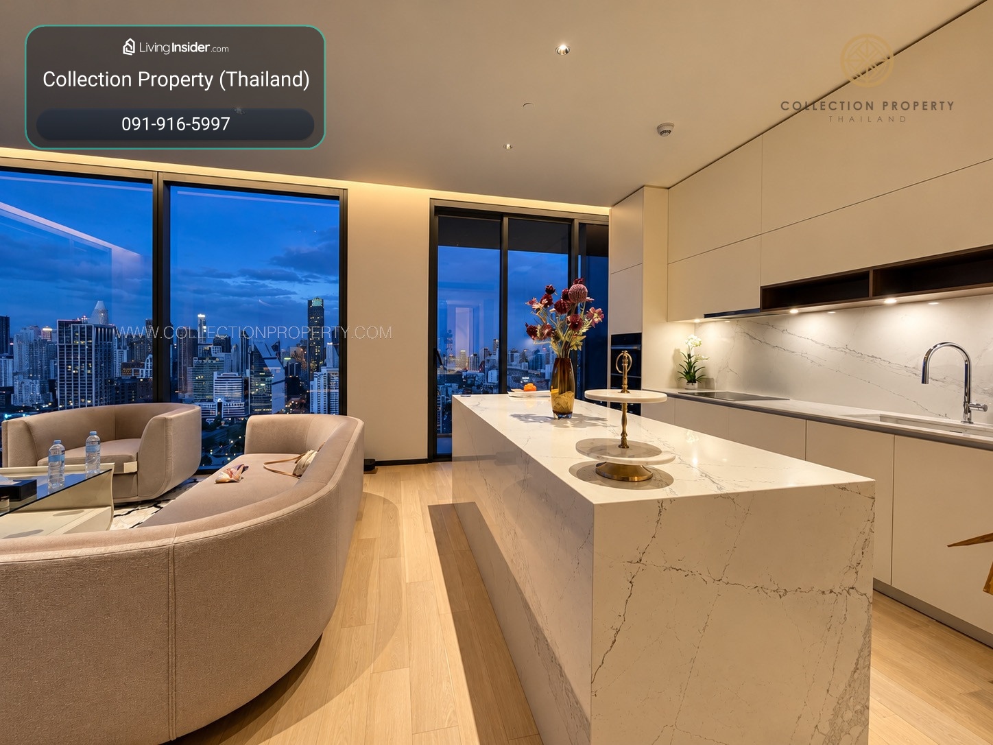 For Rent EIGHTEEN SEVEN ONE BANGKOK 3-Bedroom Residence with Lumpini Park View – รูปที่ 3