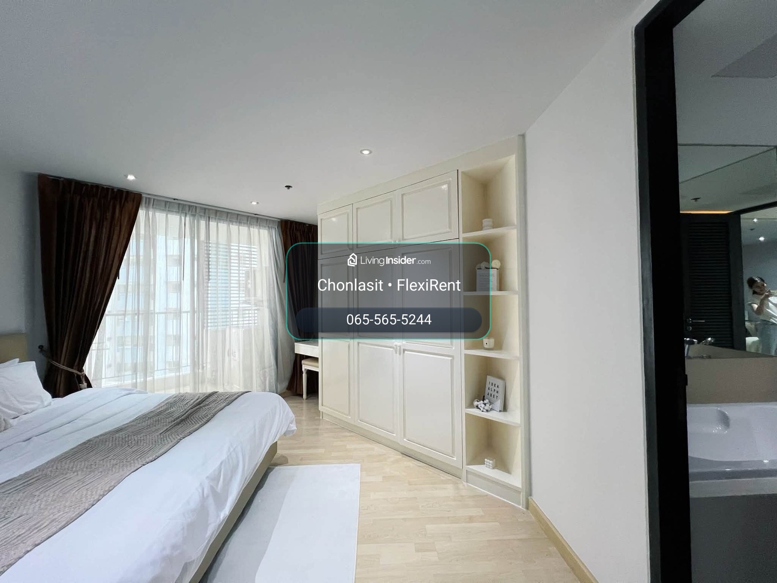 🔥 ห้อง 44 ตร.ม. พร้อมอ่างอาบน้ำ ใกล้ BTS ทองหล่อ–เอกมัย | 59 Heritage Condominium – รูปที่ 2
