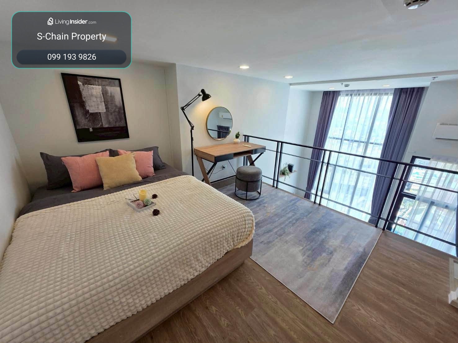 🌊✨ Duplex ชั้นสูง ห้องริม! วิวแม่น้ำเจ้าพระยา 🏙️ MODIZ Sukhumvit 50 🏙️ NO-124 – รูปที่ 3