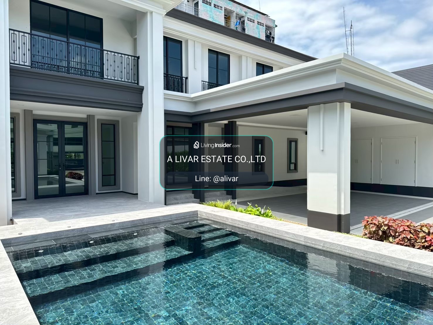 RH100426 For rent, 2-story detached house, 4 bedrooms at ELSE Bearing 32 Sukhumvit-Bearing. – รูปที่ 2