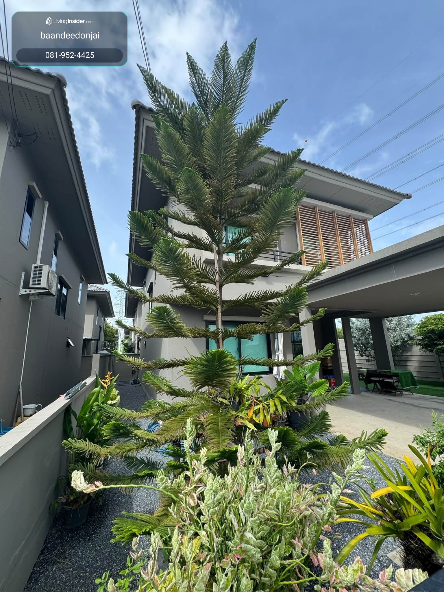 ให้เช่าบ้านเดี่ยว COMO Botanica Bangna (56 ตร.ว.) 3นอน 3น้ำ หลังริม ใกล้เมกาบางนา  – รูปที่ 2
